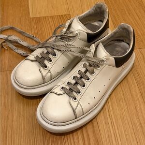 Alexander McQueen White and Gray Sneakers